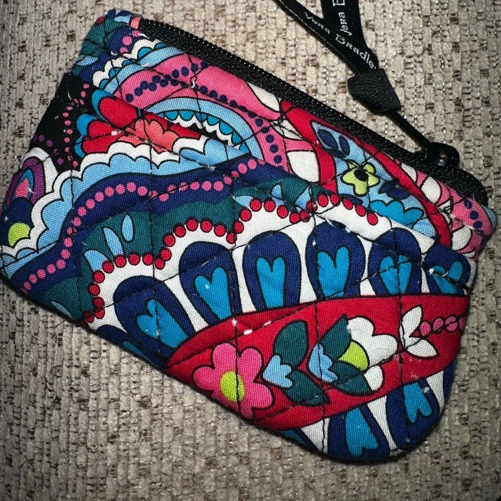 Vera Bradley Small Zip Pouch w/ Pocket